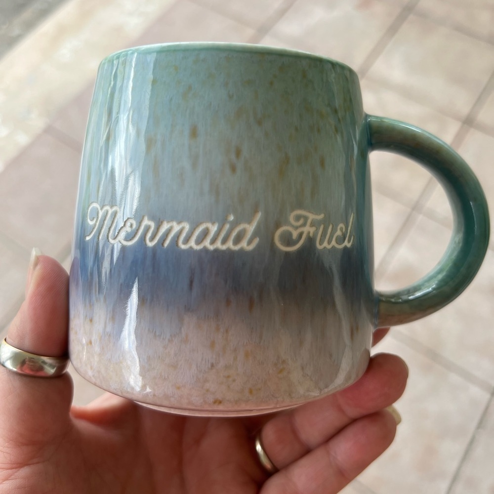 Place And Time Mermaid Fuel Ombréd Stoneware Mug